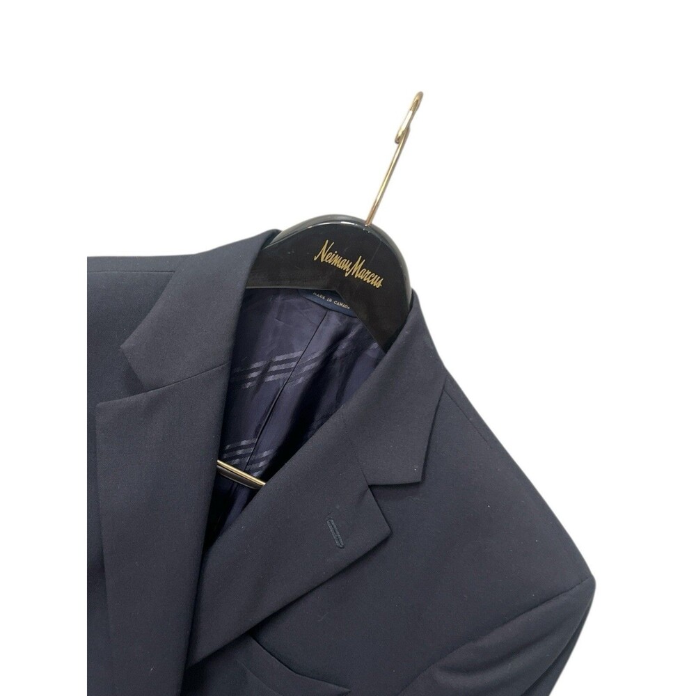 Brooks Brothers 1818 Madison Dark Navy Blazer Loro Piana Gold Buttons Wool 43R